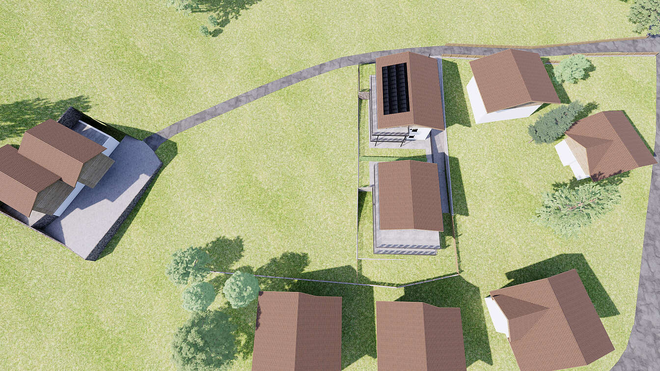 Nuovo progetto edilizio con appartamenti per i residenti