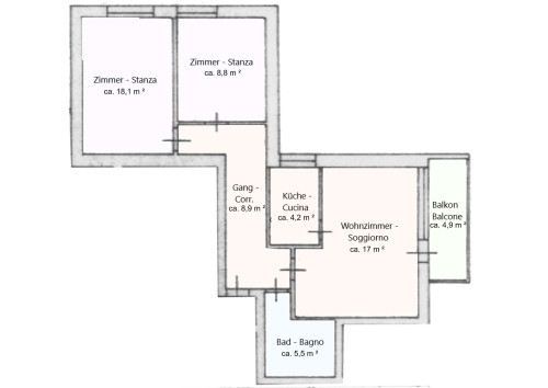 3-ZW in guter und zentraler Lage zu verkaufen