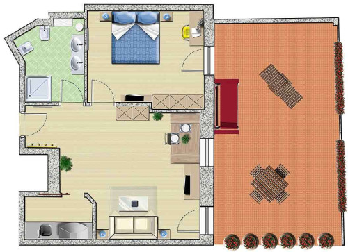 Residence mit Restaurant/Pizzeria zu verkaufen