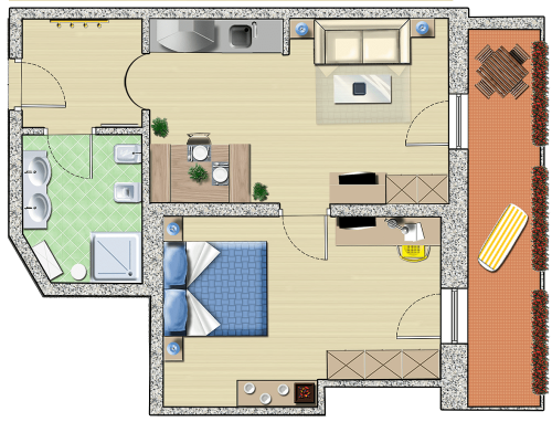 Residence mit Restaurant/Pizzeria zu verkaufen