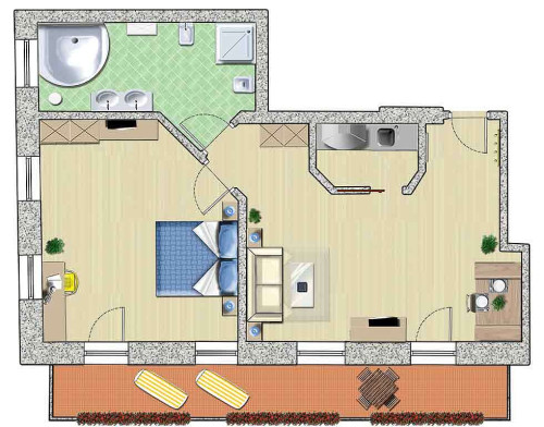 Residence mit Restaurant/Pizzeria zu verkaufen