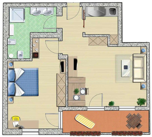 Residence mit Restaurant/Pizzeria zu verkaufen