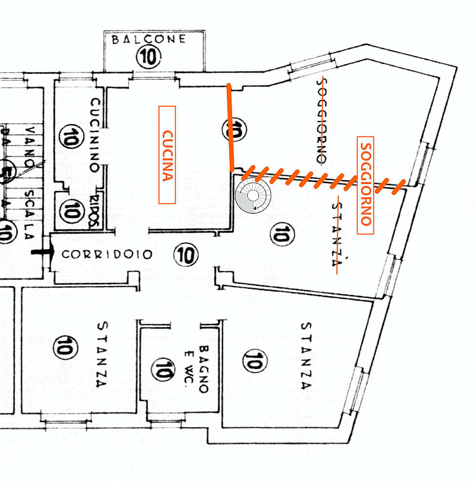 Appartamento trilocale in vendita nel centro di Lana - potenziale per uso quadrilocale Appartamento trilocale in vendita nel centro di Lana - potenziale per uso quadrilocale